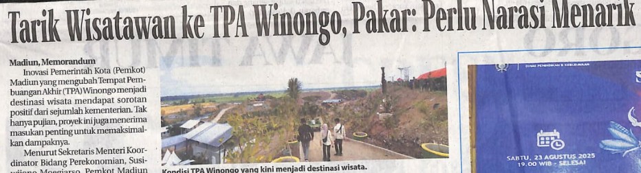 Tarik Wisatawan ke TPA Winongo, Pakar: Perlu Narasi Menarik
