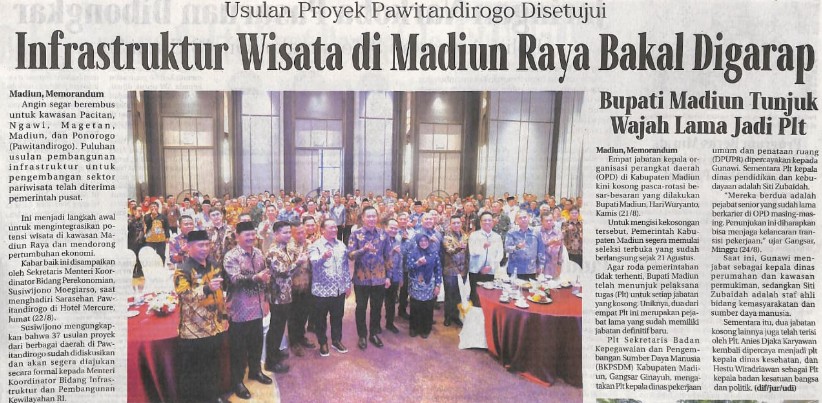Infrastruktur Wisata di Madiun Raya Bakal Digarap
