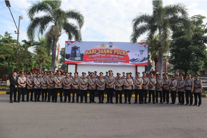 Polres Madiun Kota Gelar Upacara Hari Juang Polri 2025