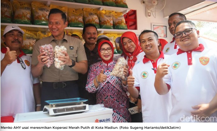 Diresmikan AHY, Koperasi Merah Putih di Kota Madiun Garap Loundry Hotel