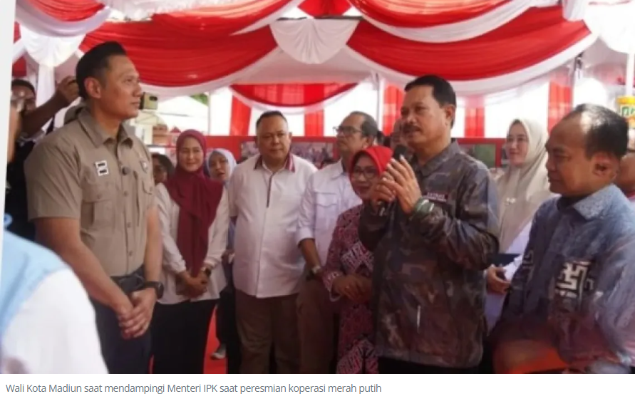 Koperasi Merah Putih Nambangan Lor Diresmikan Menko IPK, Optimis Masyarakat Semakin Berdaya