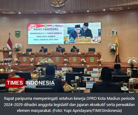 DPRD Kota Madiun Beberkan Hasil Kerja Setahun, Armaya: Eksekutif dan Legislatif Itu Simbiosis Mutualisme