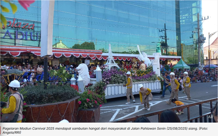 Madiun Carnival 2025 Digelar Dengan Sangat Meriah