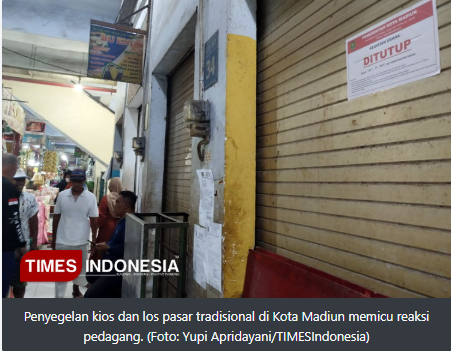 Buka Posko Pengaduan APPSI Kota Madiun Advokasi Pedagang Pasar Tradisional