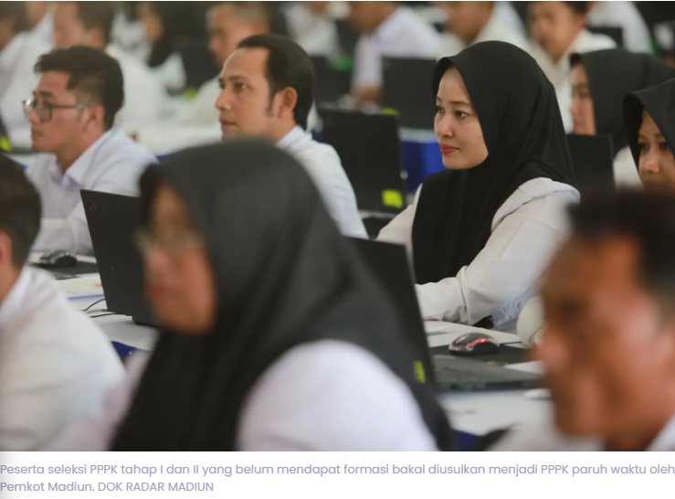 Pemkot Madiun Ajukan 1.412 PPPK Paruh Waktu, Bakal Diangkat Awal 2026