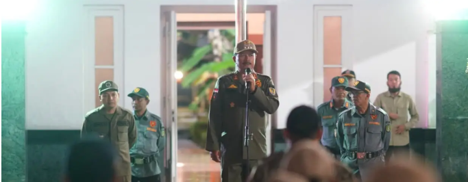 Wali Kota Madiun Maidi Pimpin Apel Siaga