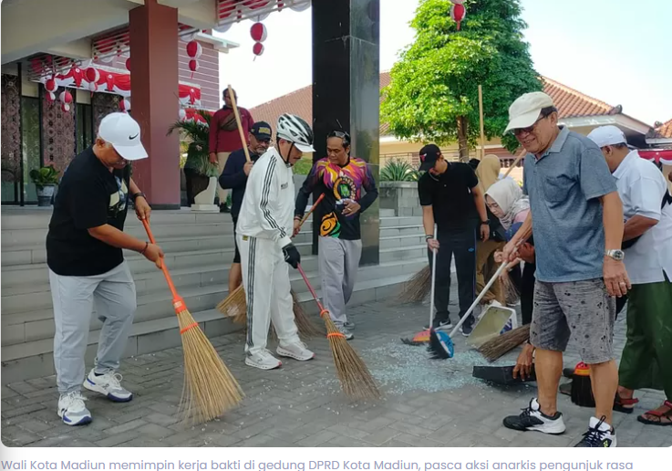 Pasca Kericuhan, Gedung Paripurna DPRD Kota Madiun Siap Digunakan Kembali