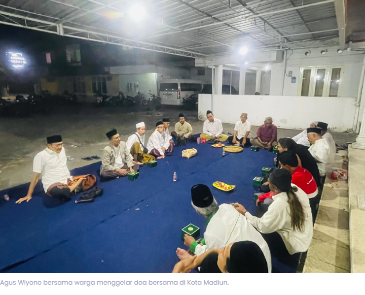 Doa Bersama PKB di Madiun, Agus Wiyono Ajak Warga Jaga Persatuan Bangsa