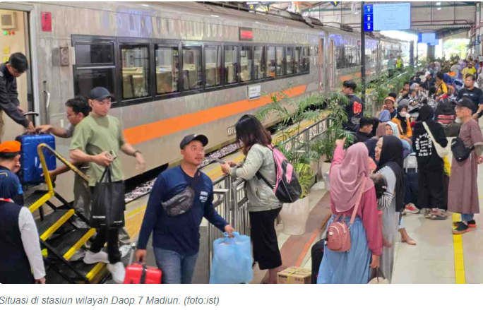 Jelang Libur Panjang Maulid Nabi, Penumpang KA di Daop 7 Madiun Melonjak 29 Persen