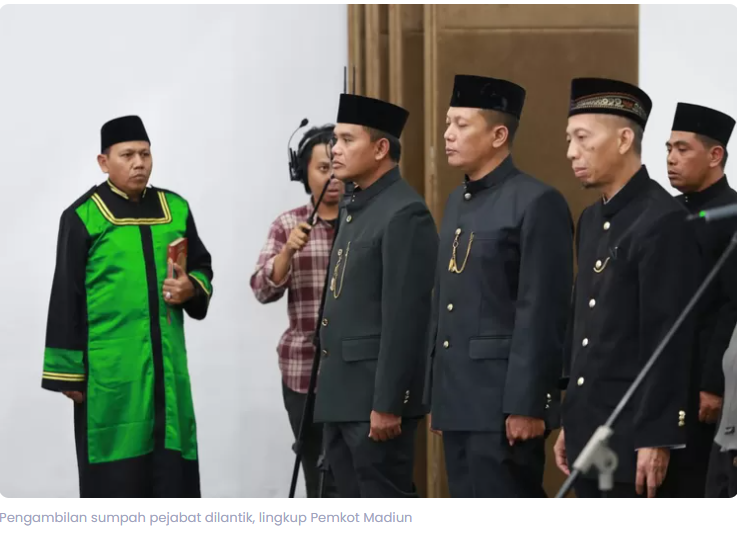 Lantik 58 Pejabat Administrator, Wali Kota Madiun : Ingat! Pejabat Itu Melayani