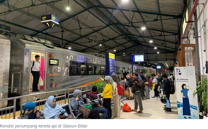 Stasiun Blitar Layani 6.154 Penumpang Selama Libur Panjang Maulid Nabi