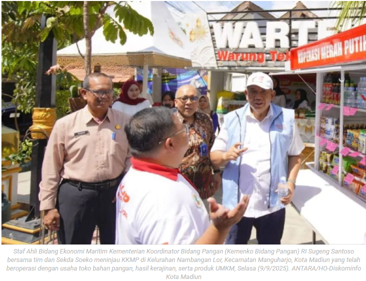 Staf Ahli Kemenko Pangan dorong percepatan operasional KKMP di Madiun