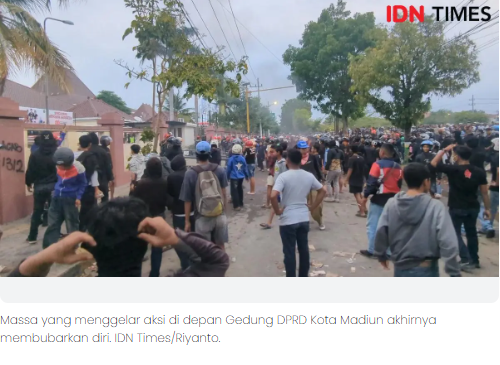 Polisi Buru Dalang Kerusuhan DPRD Kota Madiun