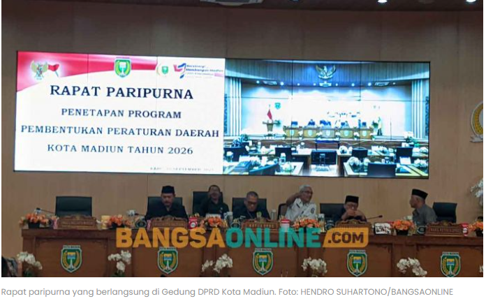 DPRD Kota Madiun Bahas 10 Propemperda, Fokus Lindungi Warga dari Rentenir dan Kekerasan Seksual