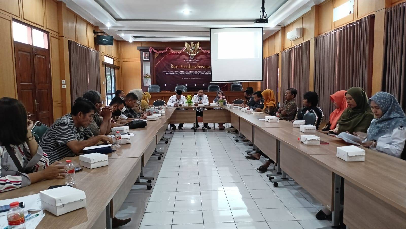 KPU Kota Madiun Catat Lima Parpol Calon Peserta Pemilu 2024 BMS
