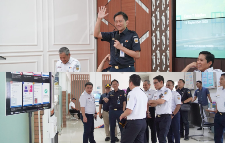 Dirut KAI Kunjungi Daop 7 Madiun Tinjau Fasilitas