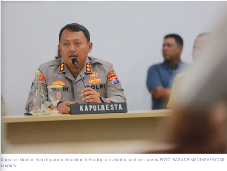 Kapolres Madiun Kota Sebut Tersangka Unras Bisa Bertambah, Penyidikan Terus Berjalan
