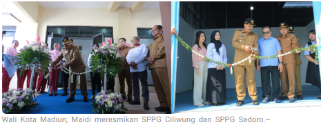 Wali Kota Madiun Resmikan Dua Dapur SPPG Baru, Target 16 Dapur Beroperasi Oktober