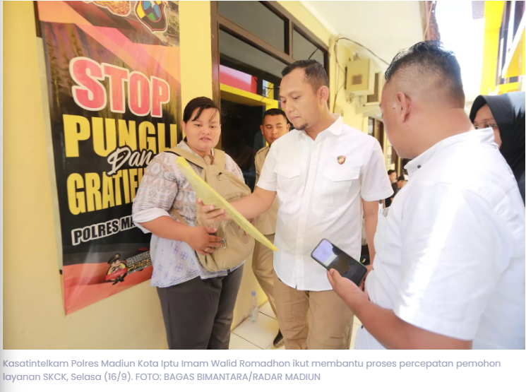 Antrean Pemohon SKCK PPPK Membludak, Polres Madiun Kota Tambah Jam Layanan hingga Operator