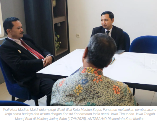 Wali Kota Madiun dan Konsul India bahas kerja sama budaya hingga wisata