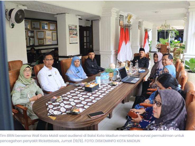 BRIN Turun ke Kota Madiun, Survei Permukiman Cegah Penyakit Rickettsiosis