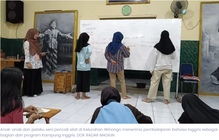 Dukung Madiun Maju Mendunia, Gelar English Camp Pelajar