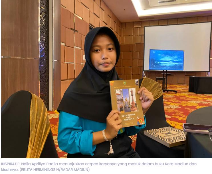 Cerita Naila dari Perpus ke Panggung Literasi: Menangis saat Revisi, Kini Cerpennya Jadi Inspirasi Pelajar di Madiun