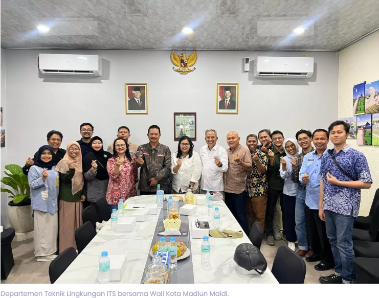 Departemen Teknik Lingkungan ITS Dukung Pemkot Bijak Kelola Lingkungan, Wujudkan Madiun Bebas Sampah 2027