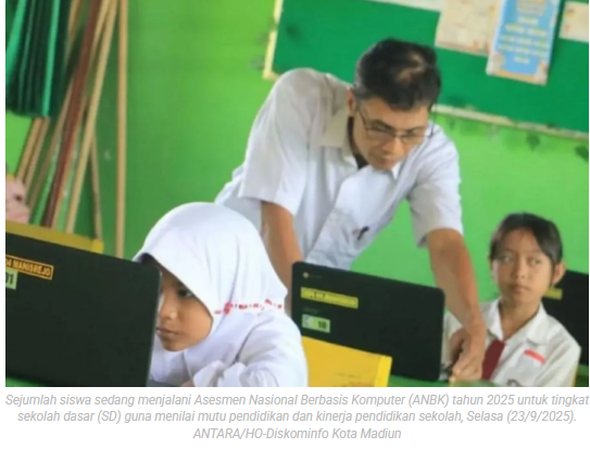 Dindik Kota Madiun lakukan ANBK 2025 untuk nilai mutu pendidikan