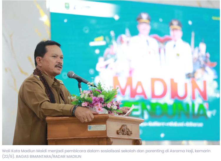 Wali Kota Madiun Minta Orang Tua dan Guru Kompak Bentuk Karakter Anak