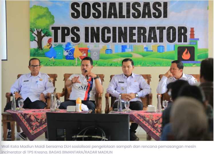 Pemkot Madiun Segera Punya 8 Mesin Incinerator, Sampah Bakal Disulap Jadi Paving
