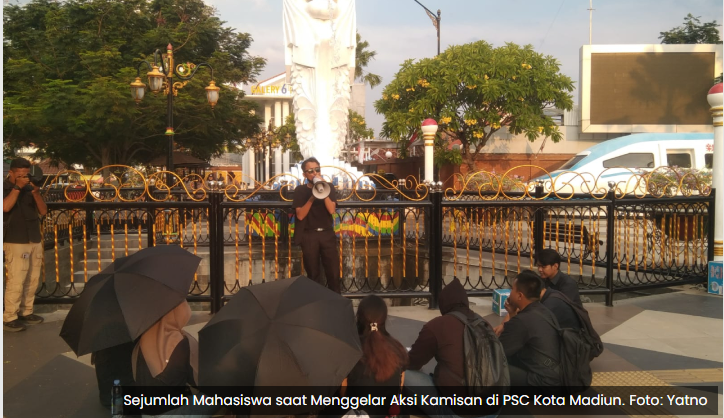 Aksi Kamisan Pertama Digelar di Kota Madiun, Mahasiswa Tuntut Keadilan untuk Korban Penghilangan