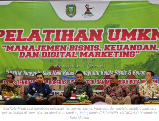 Wali Kota Madiun minta UMKM adaptasi kemajuan era digital