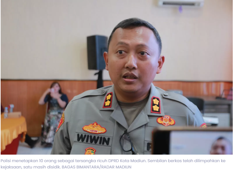 Kasus Kerusuhan DPRD Kota Madiun: Tersangka Bertambah Jadi 10 Orang, Satu Diamankan karena Provokasi