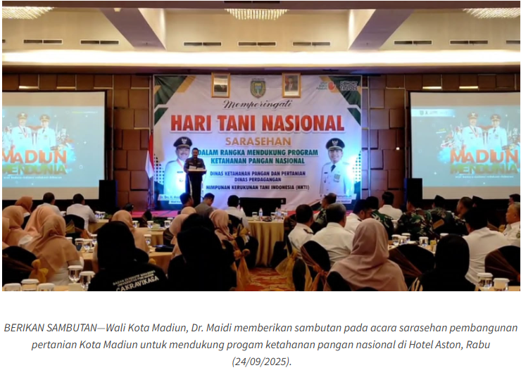 Tingkatkan Ketahanan Pangan, Wali Kota Madiun Dr. Maidi Hidupkan Lahan Tidur