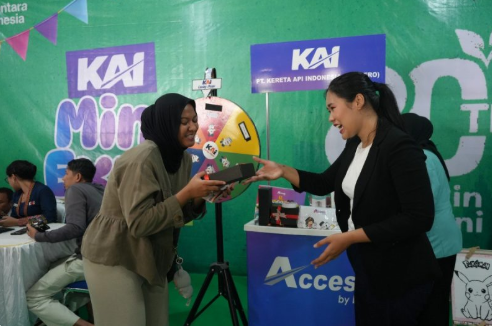 Booth Diskon Tiket KAI di Mini Expo Madiun Diserbu, 521 Seat Ludes Terjual di Hari Pertama