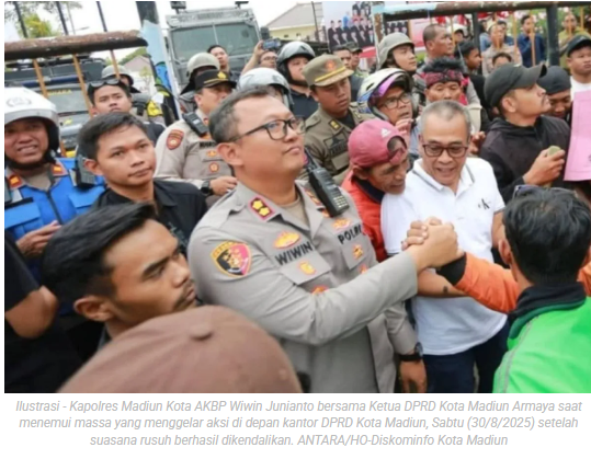 Kapolres Madiun Kota sebut tersangka demo rusuh di DPRD bertambah satu