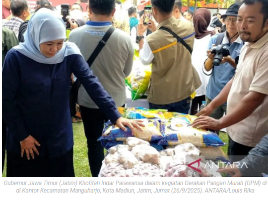 Gubernur Jatim: GPM upaya pemerintah perluas jangkauan pangan murah