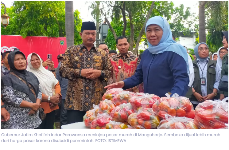 Pasar Murah di Madiun, Beras hingga Ayam Dijual Jauh di Bawah Harga Pasar
