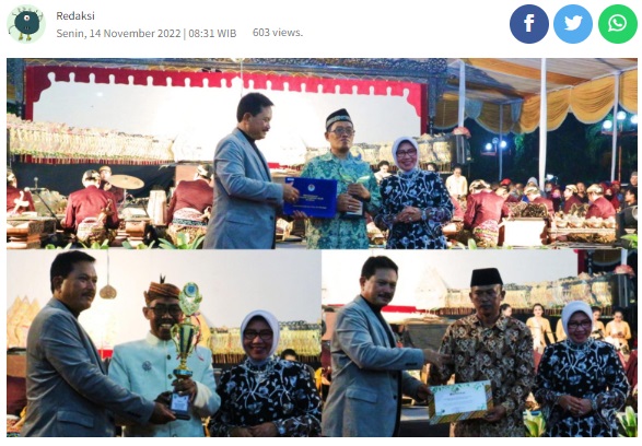 Walikota Madiun Sukses Bina Kampung Proklim, 10 Kelurahan Dapat Penghargaan Dari Kemen LH