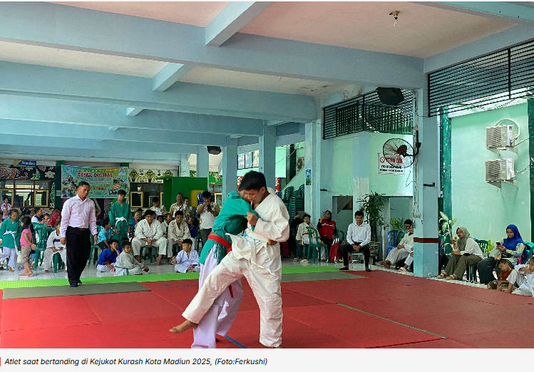 Puluhan Peserta Ikuti Kejukot Kurash Kota Madiun 2025