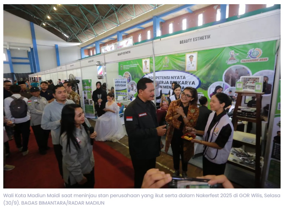 Nakerfest 2025: Ribuan Lowongan Kerja Dibuka, Target Tekan Pengangguran di Madiun
