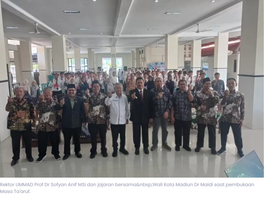 UMMAD Gelar Masa Ta'aruf Mahasiswa Baru, Sambut Generasi Unggul dengan Karakter Bermartabat