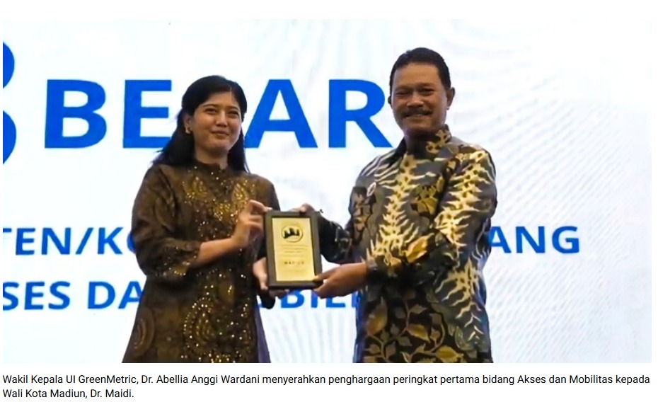 71 Daerah Ikut UI GreenCityMetric Award 2025, Kota Madiun Raih Empat Penghargaan