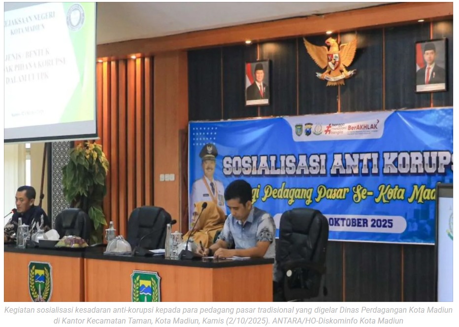 Disdag Kota Madiun minta pedagang pasar tradisional taat aturan