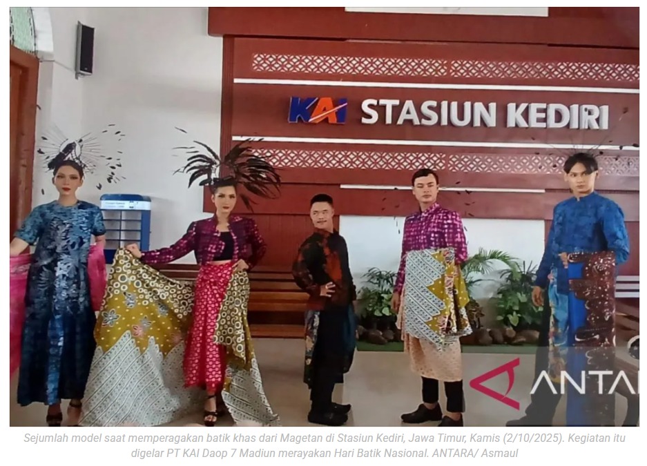 Daop 7 Madiun libatkan disabilitas saat peragaan busana batik