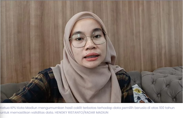 8 Warga Kota Madiun Berusia Seabad Lebih, Hasil Coklit Terbatas 28 Data Pemilih Invalid