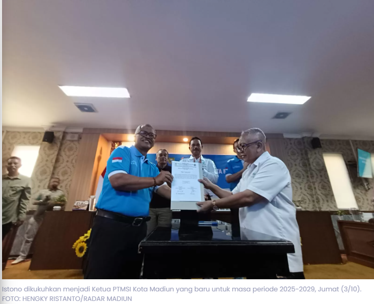 PTMSI Kota Madiun Punya Ketua Baru, Istono Targetkan Kebangkitan Prestasi