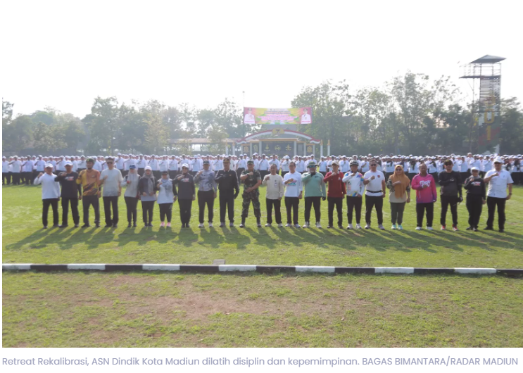 Ratusan ASN Dindik Kota Madiun Digembleng di Yonif 501, Fokus Kedisiplinan