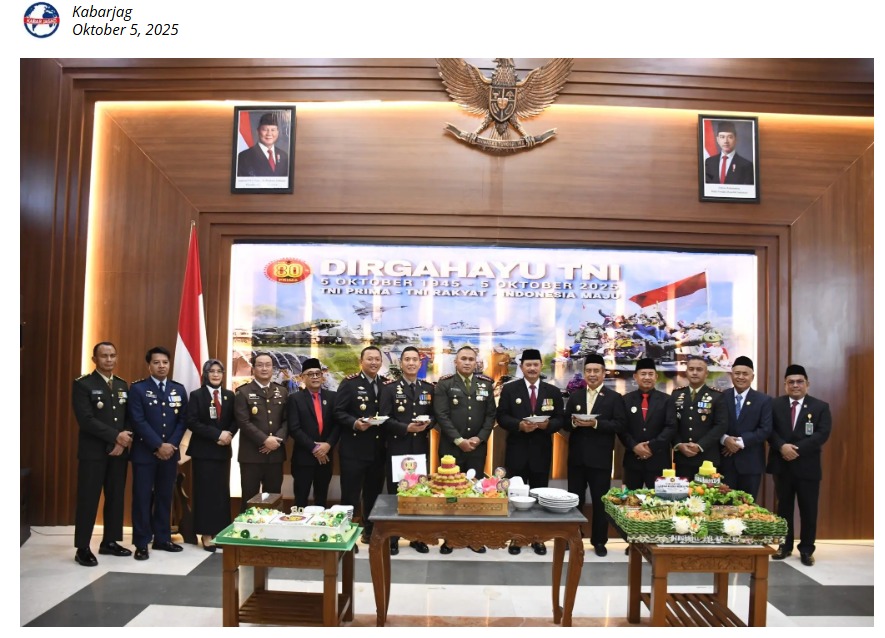 Polres Madiun Kota Berikan Surprise HUT TNI ke-80, Wujud Soliditas TNI-Polri
